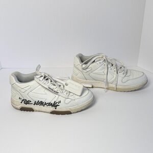 OFF-WHITE Women's White Leather Low-Top For Walking 2013 Sneaker Virgil Abloh 40